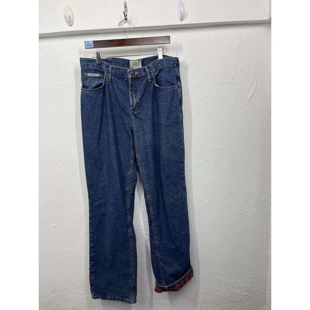C.E. SCHMIDT WORKWEAR WOMENS LINED JEANS SIZE 14 X 34